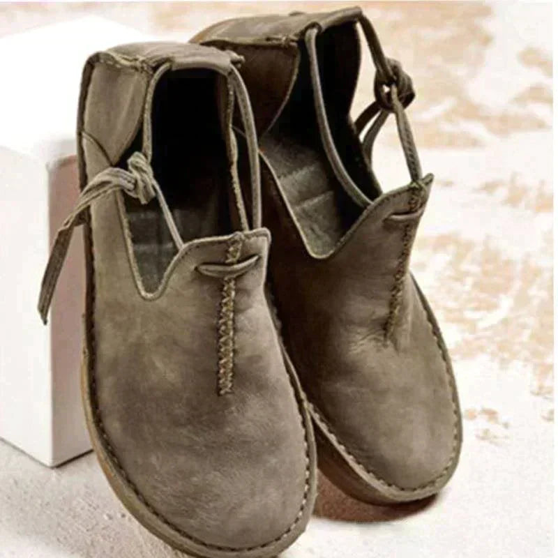 Sapatos de couro feminino de alta qualidade para o outono