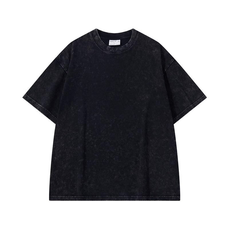 Camisa de algodão de manga curta para homem