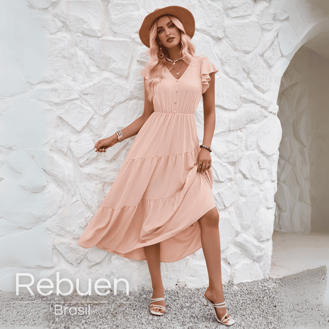 Vestido Carmela – Leveza e Charme Para Todos Os Dias