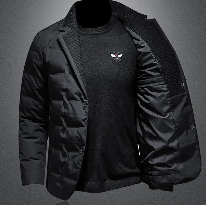 Terry - Jaqueta de inverno para homem, quente e grossa