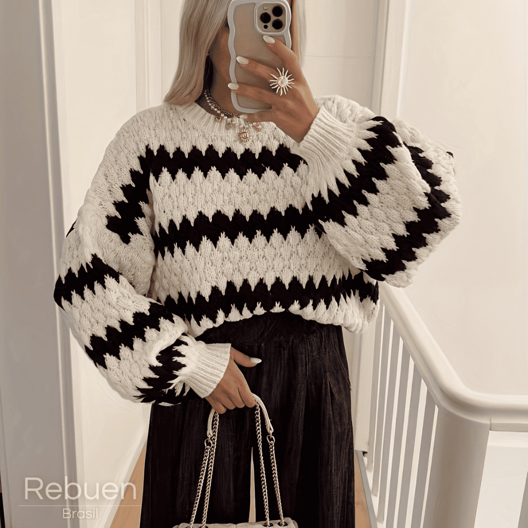 Blusa Noélie - Suéter Feminino Tricot