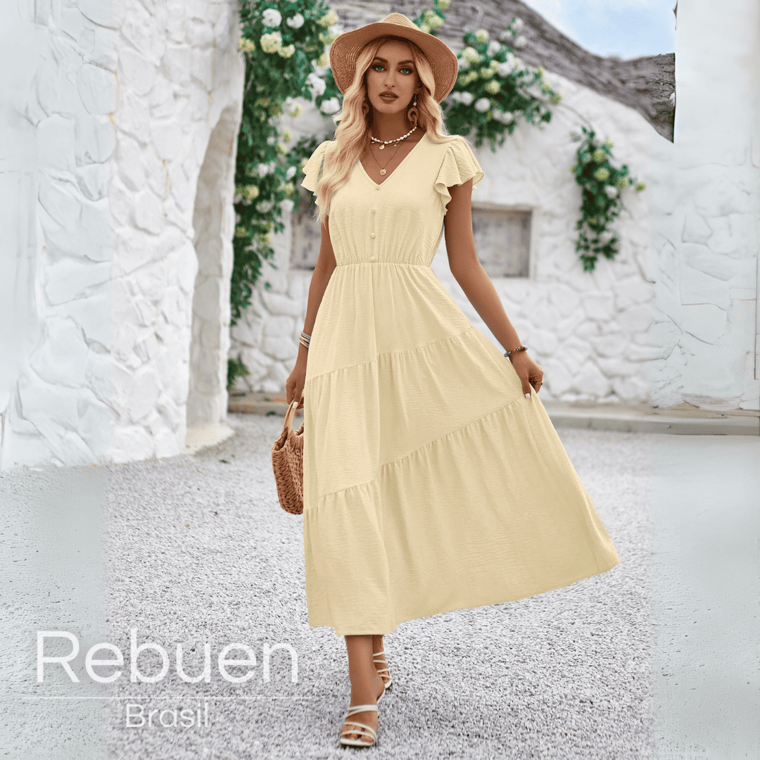 Vestido Carmela – Leveza e Charme Para Todos Os Dias