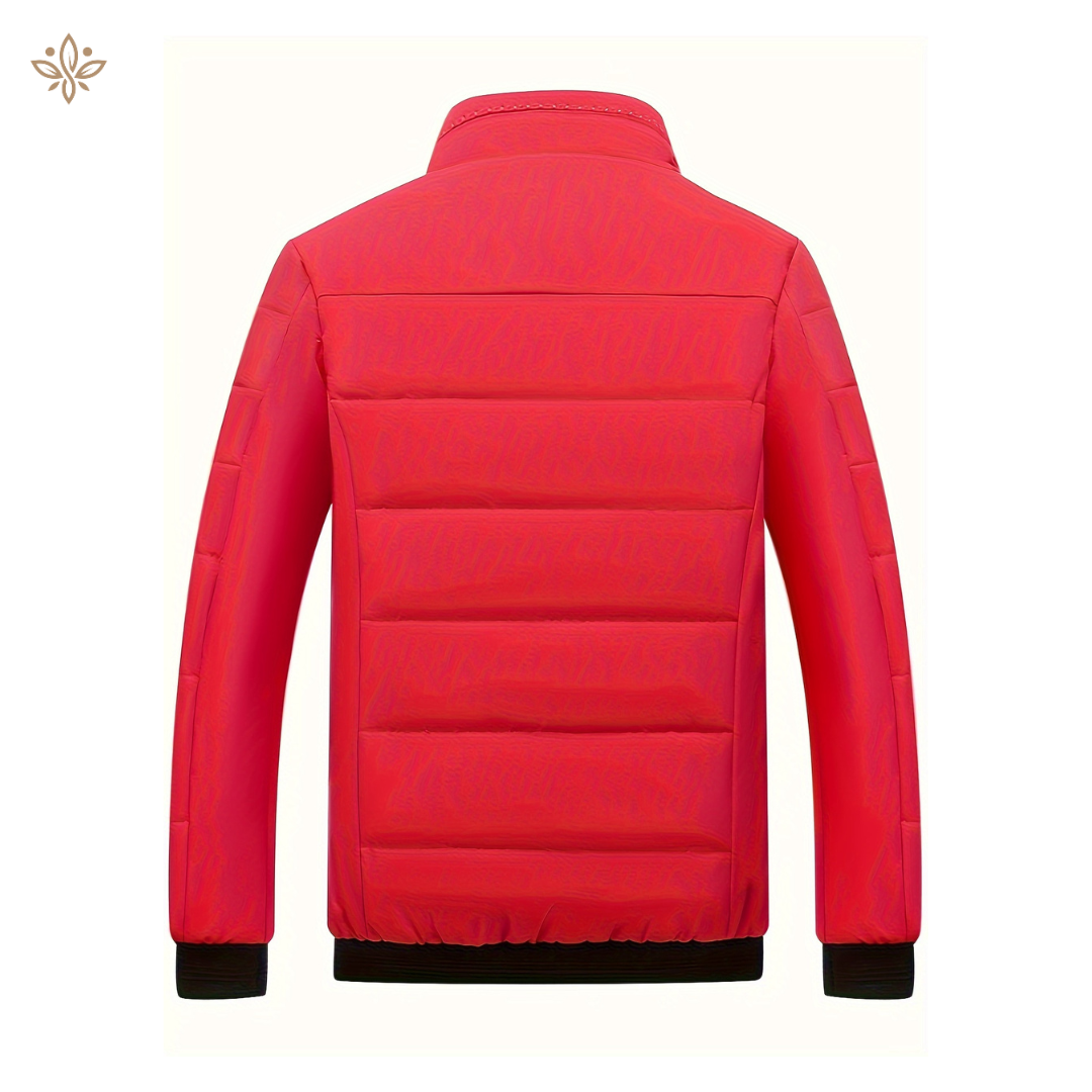 Gris - Casaco para homem Calor de luxo para os dias frios