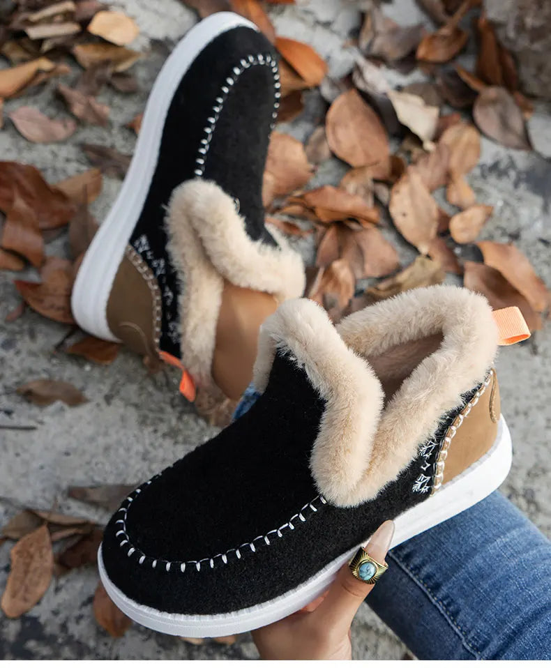 Faby - Sapatos de inverno com forro de pele