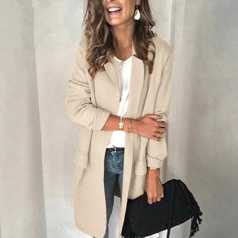 Bona - Colete blazer largo e elegante