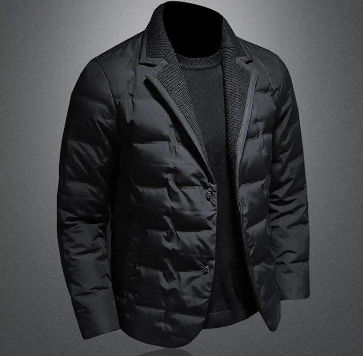 Terry - Jaqueta de inverno para homem, quente e grossa