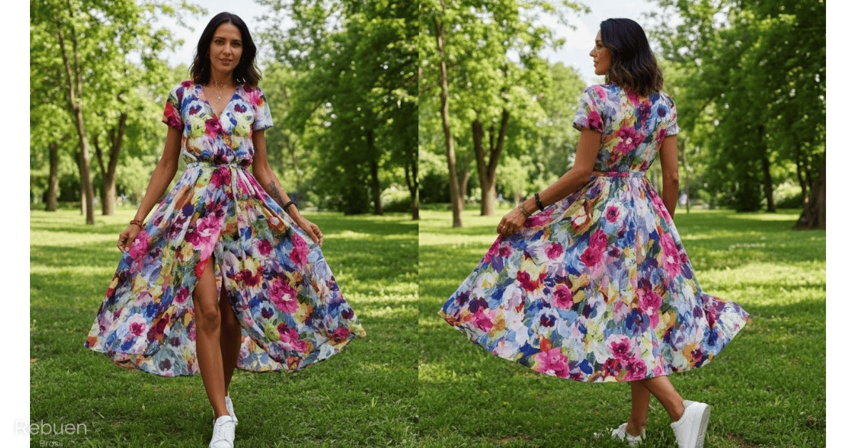 Vestido Venira - Leveza vibrante