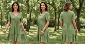 Vestido Nalira - Naturalidade que envolve e encanta