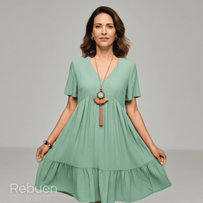 Vestido Nalira - Naturalidade que envolve e encanta