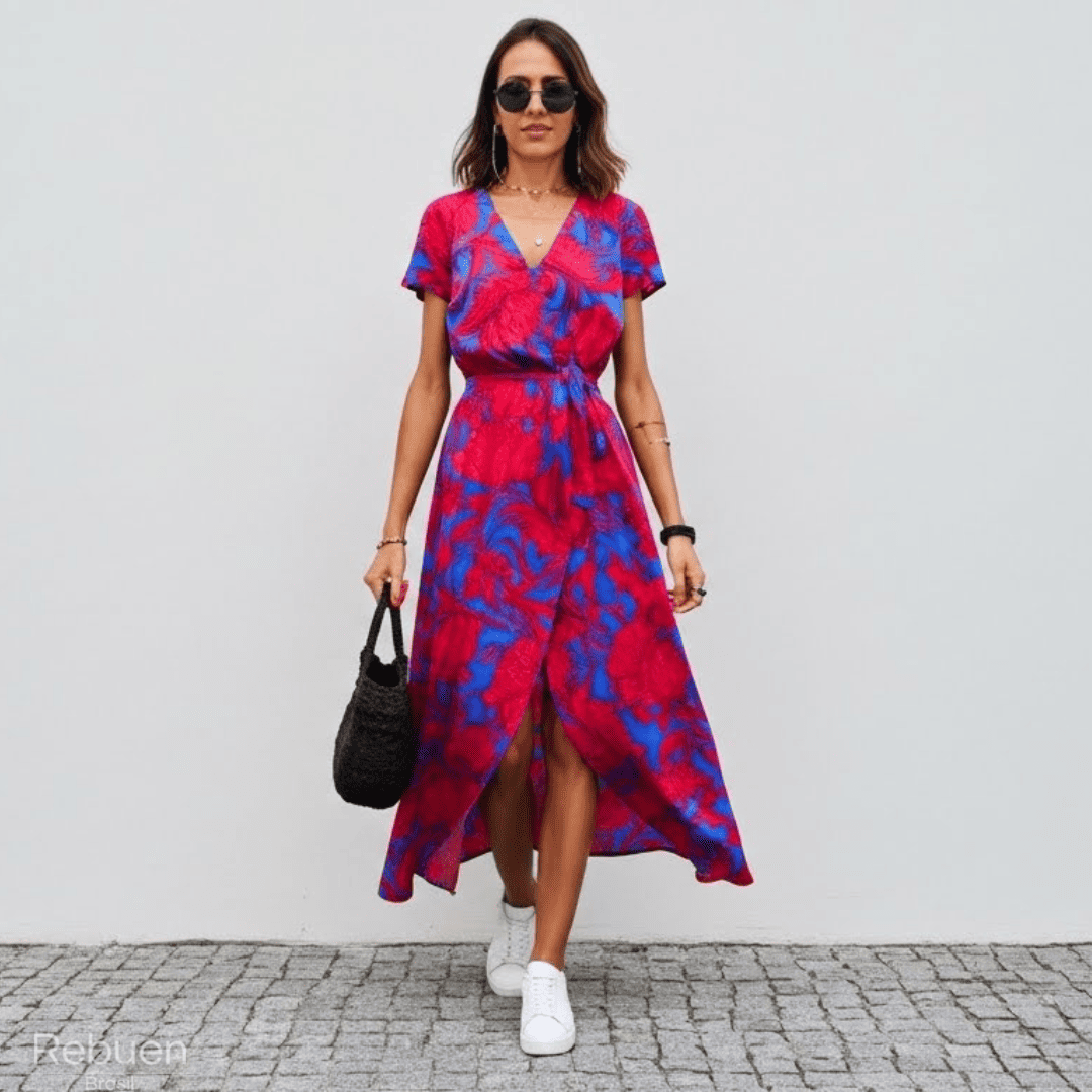 Vestido Venira - Leveza vibrante