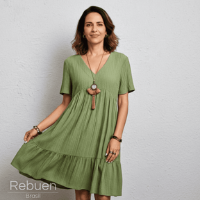 Vestido Nalira - Naturalidade que envolve e encanta