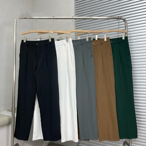 Calças casuais e elegantes para homem