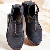 Sapatos de couro feminino de alta qualidade para o outono