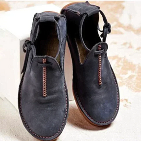 Sapatos de couro feminino de alta qualidade para o outono