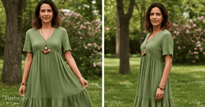Vestido Nalira - Naturalidade que envolve e encanta