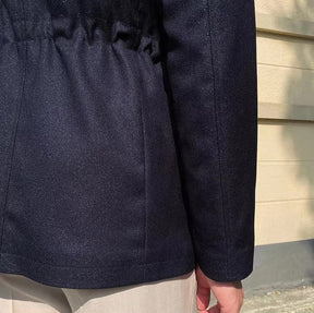 Enzo - Casaco de inverno com gola de sastre, Alta Costura