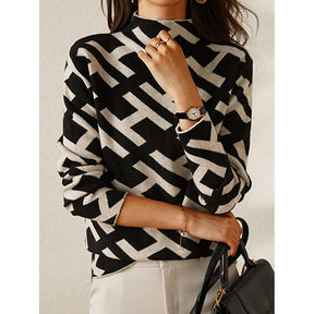 Viveka - Jersey Elegância Geométrica
