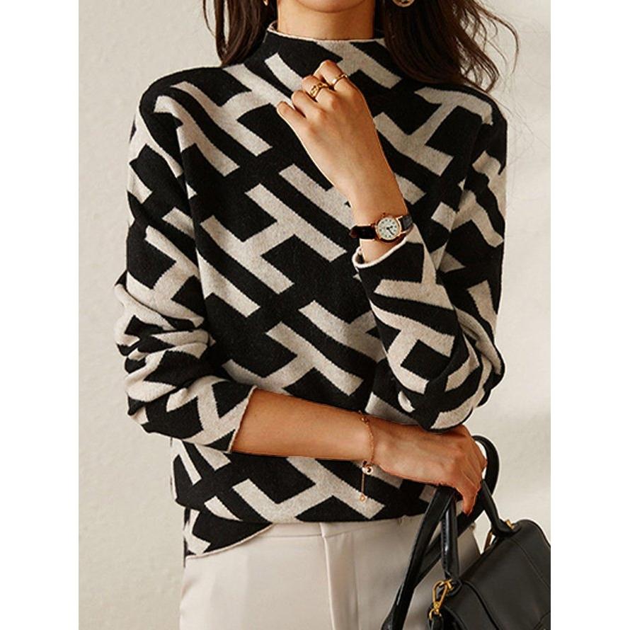 Viveka - Jersey Elegância Geométrica