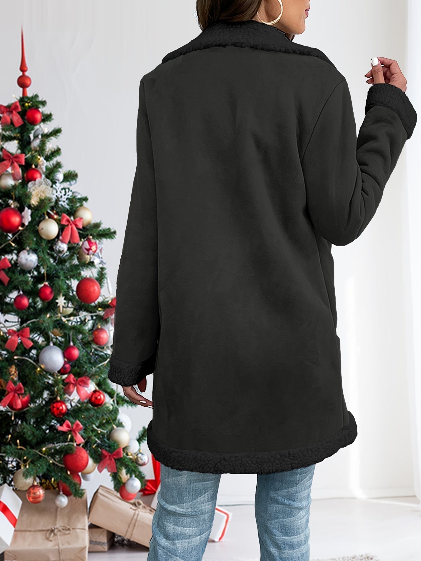 Sarona - elegante jaqueta feminina com forro polar