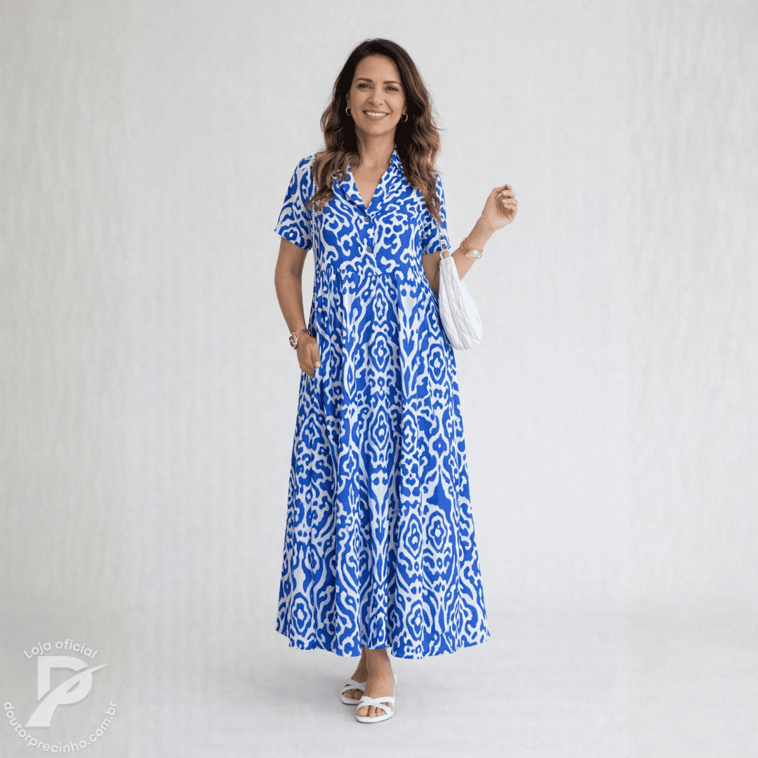 Vestido Delysse - Movimento que flui