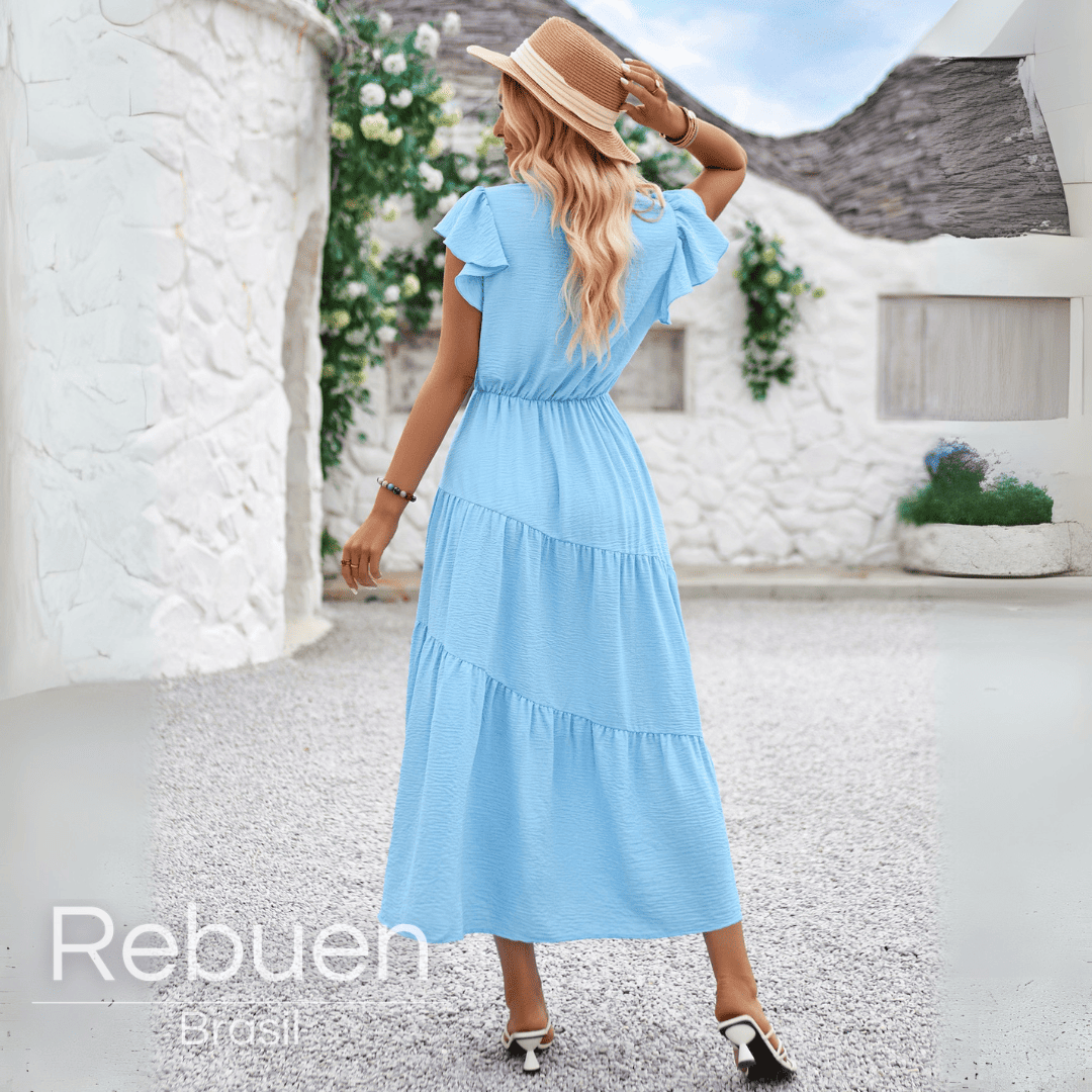 Vestido Carmela – Leveza e Charme Para Todos Os Dias