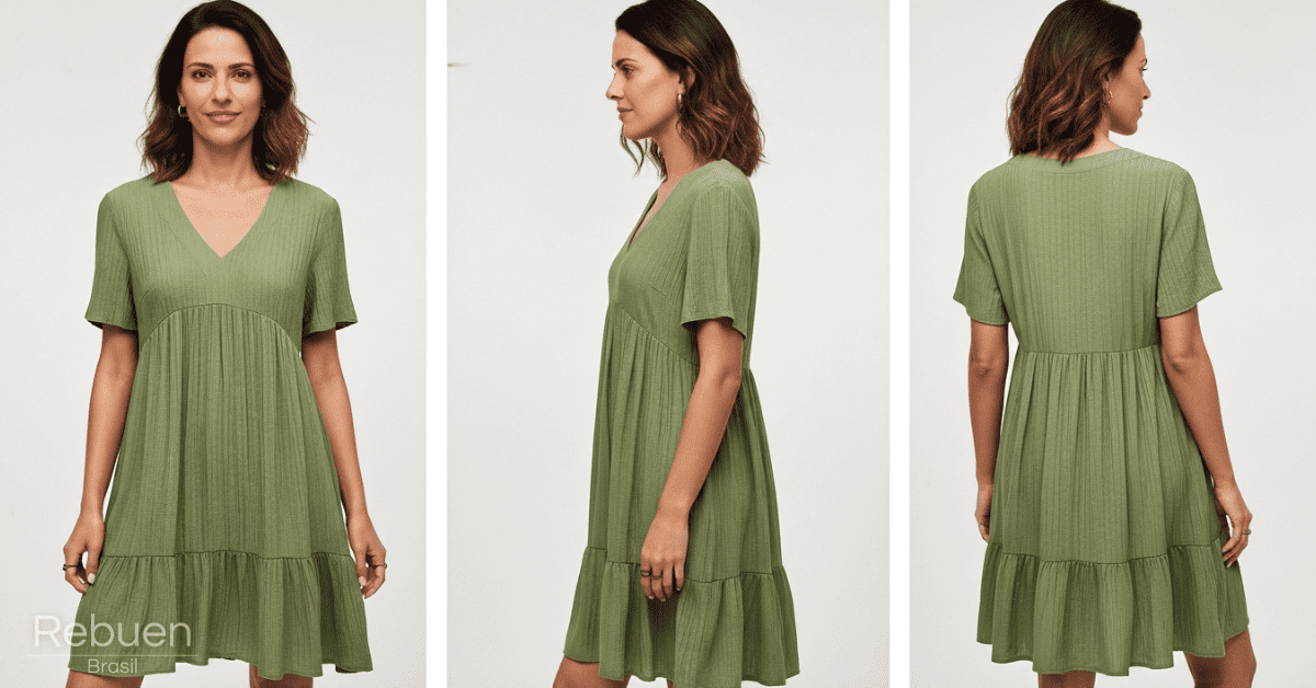 Vestido Nalira - Naturalidade que envolve e encanta