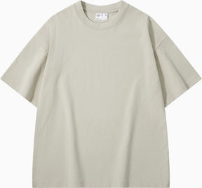 Camisa de algodão de manga curta para homem