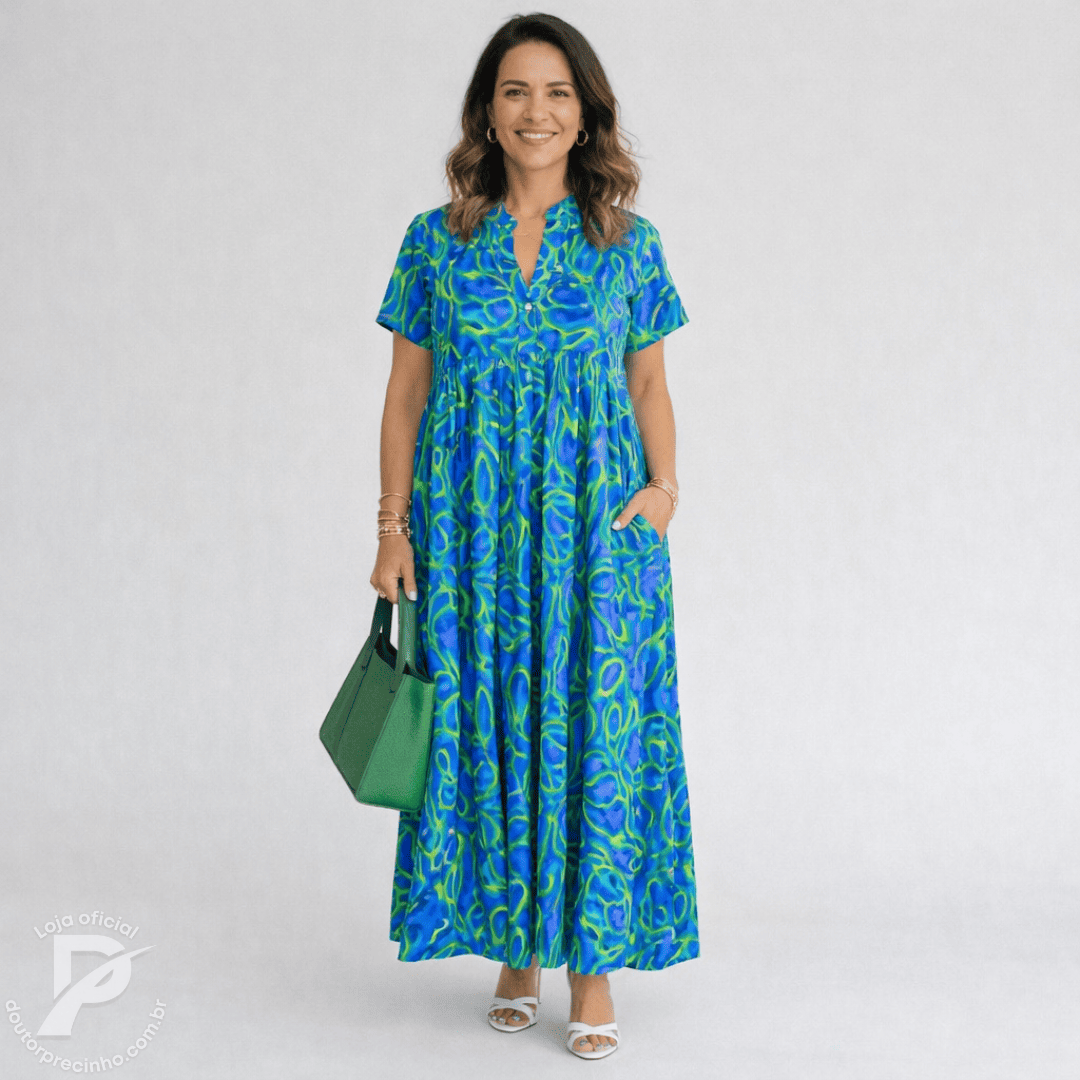 Vestido Delysse - Movimento que flui