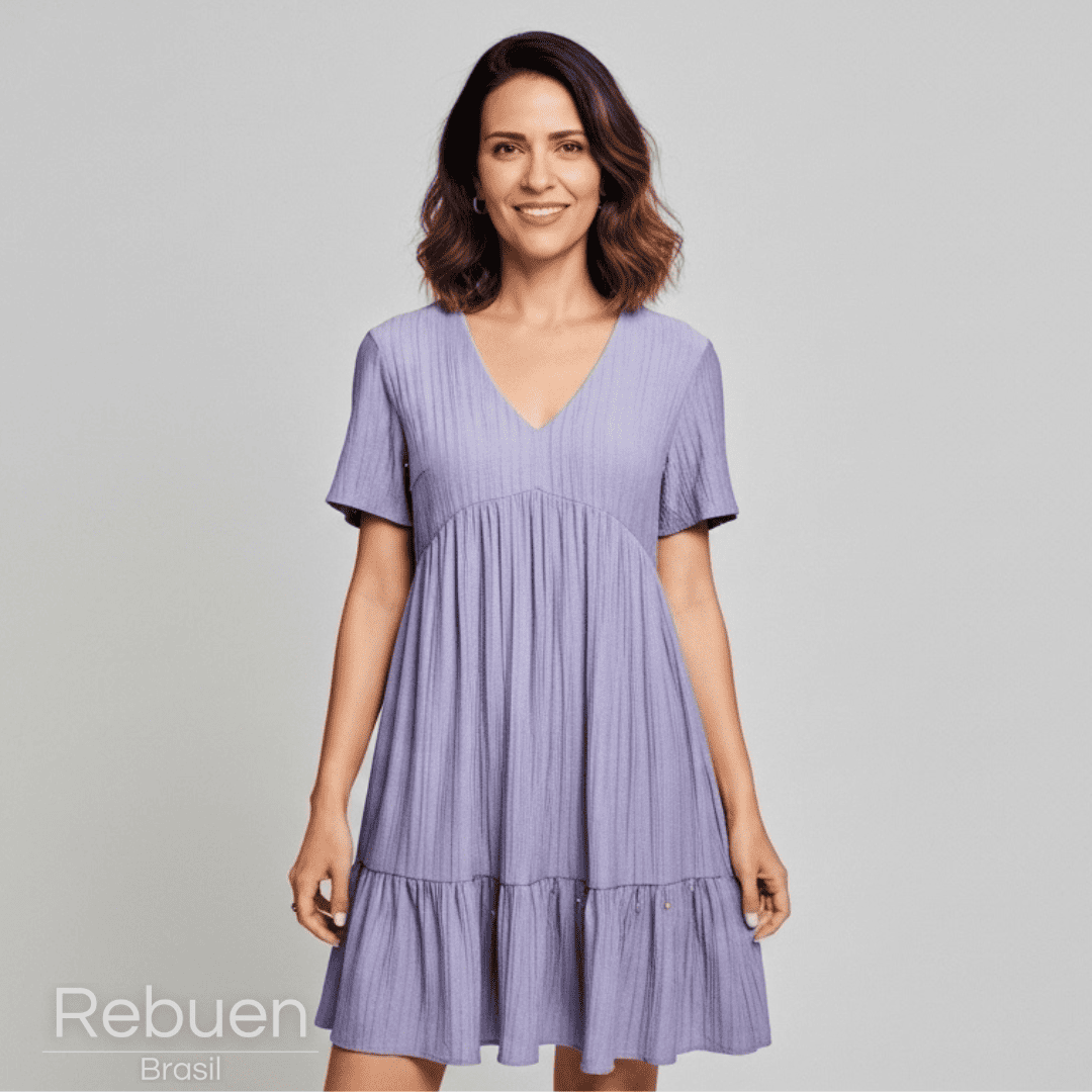 Vestido Nalira - Naturalidade que envolve e encanta