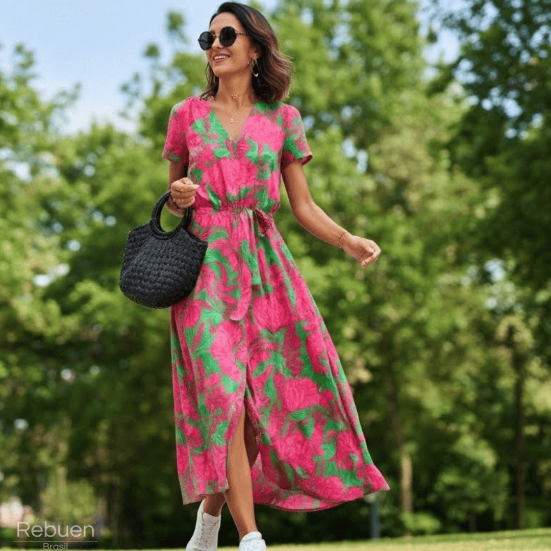 Vestido Venira - Leveza vibrante