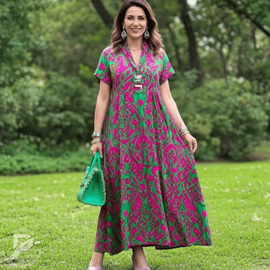 Vestido Delysse - Movimento que flui