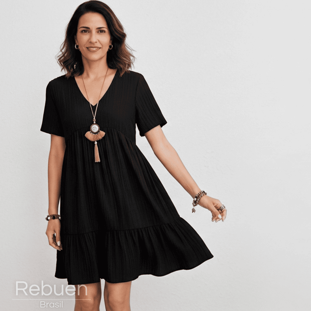 Vestido Nalira - Naturalidade que envolve e encanta