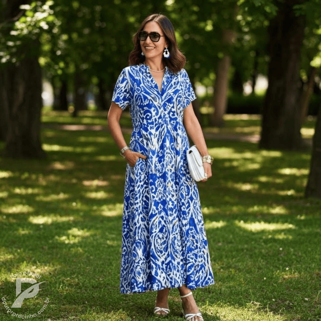 Vestido Delysse - Movimento que flui