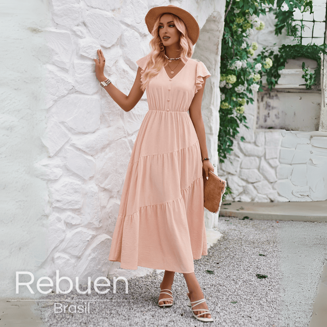 Vestido Carmela – Leveza e Charme Para Todos Os Dias