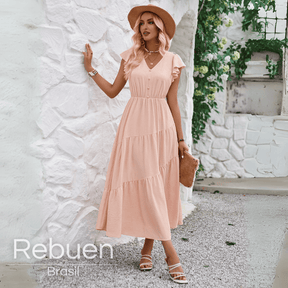 Vestido Carmela – Leveza e Charme Para Todos Os Dias