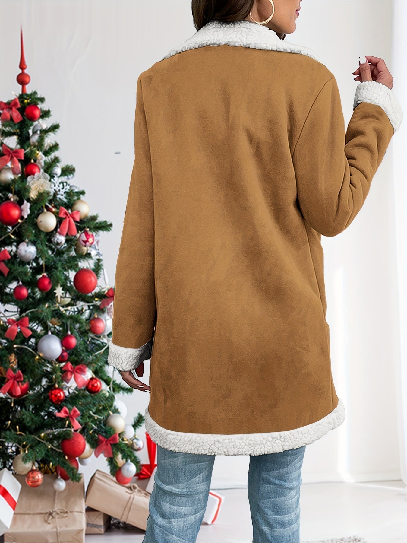Sarona - elegante jaqueta feminina com forro polar
