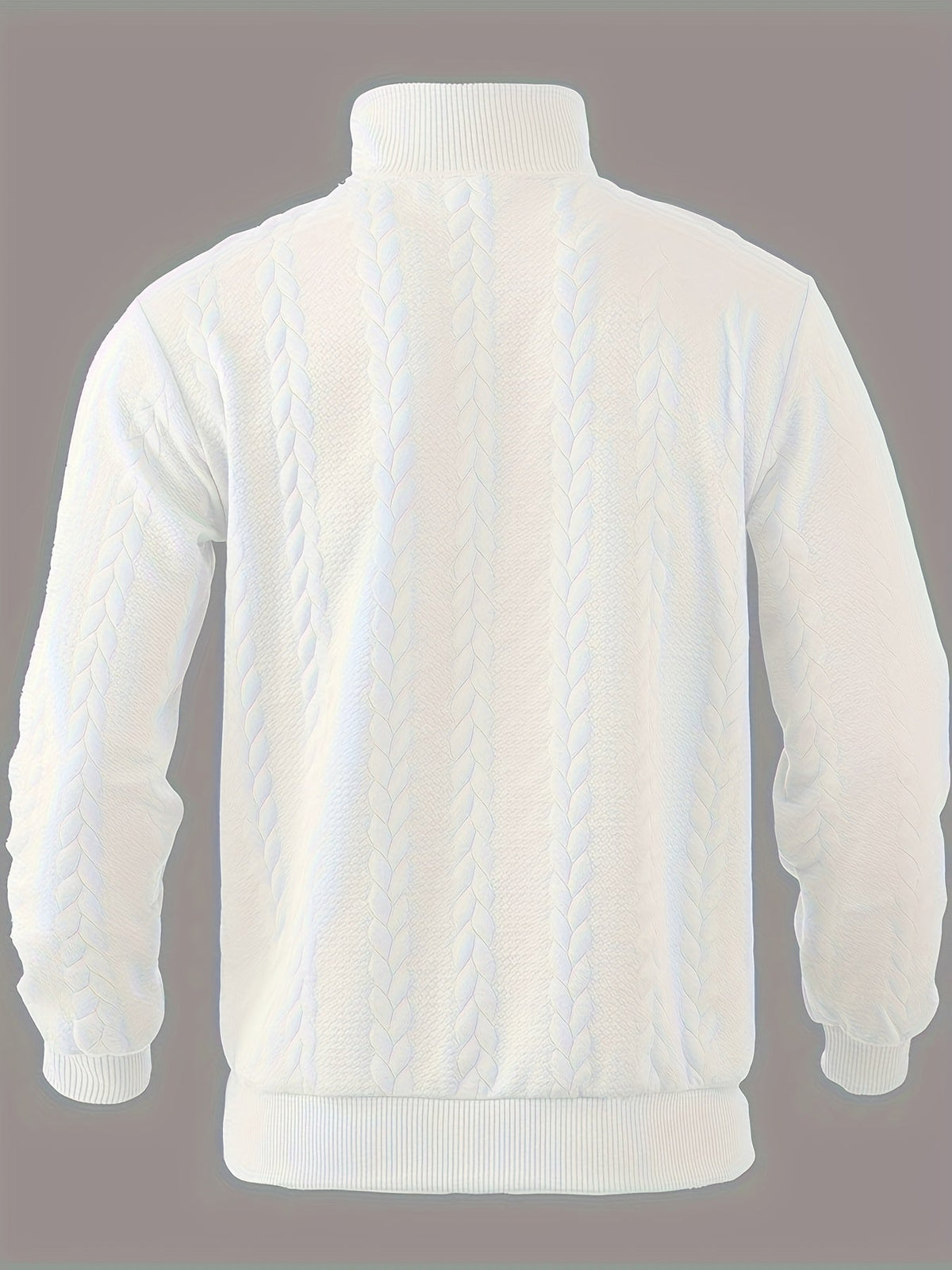 Eiran - Suéter vintage masculino com zíper