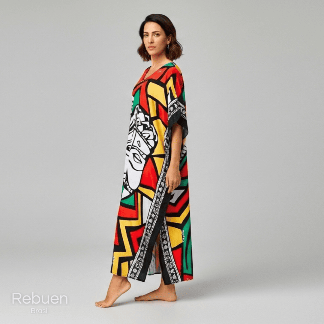 Vestido Amelys - Liberdade que se transforma em arte