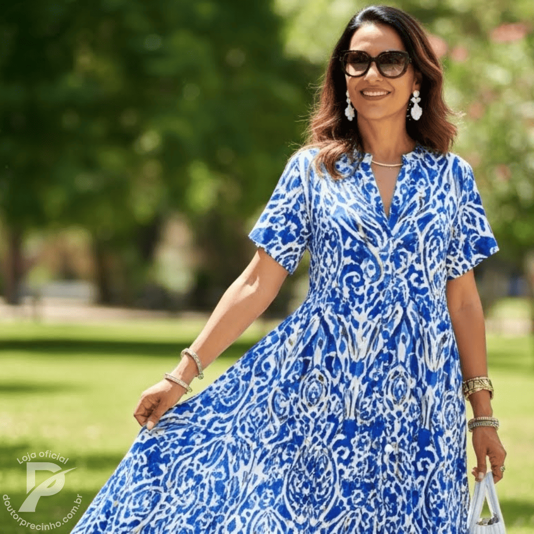 Vestido Delysse - Movimento que flui