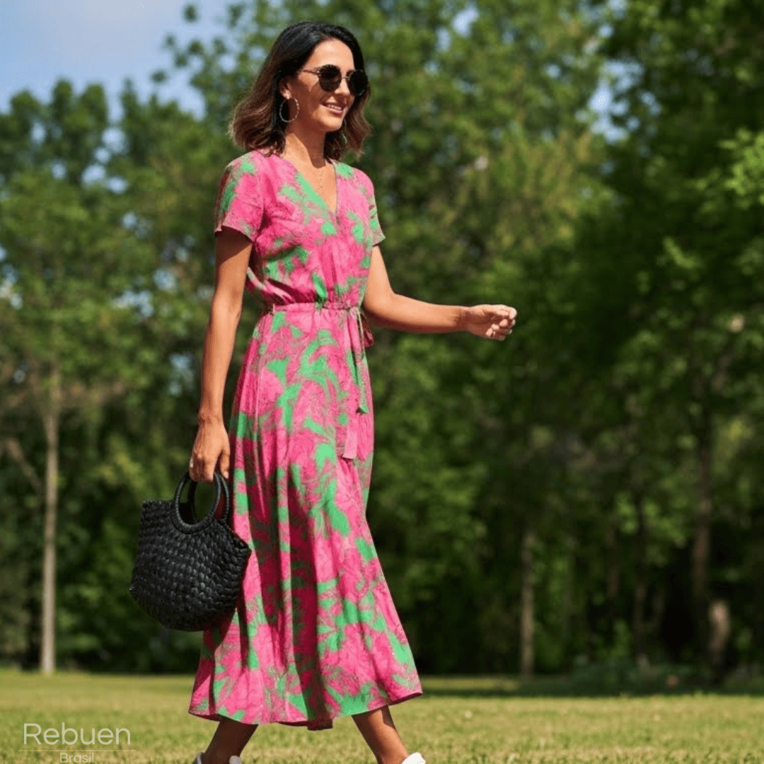 Vestido Venira - Leveza vibrante