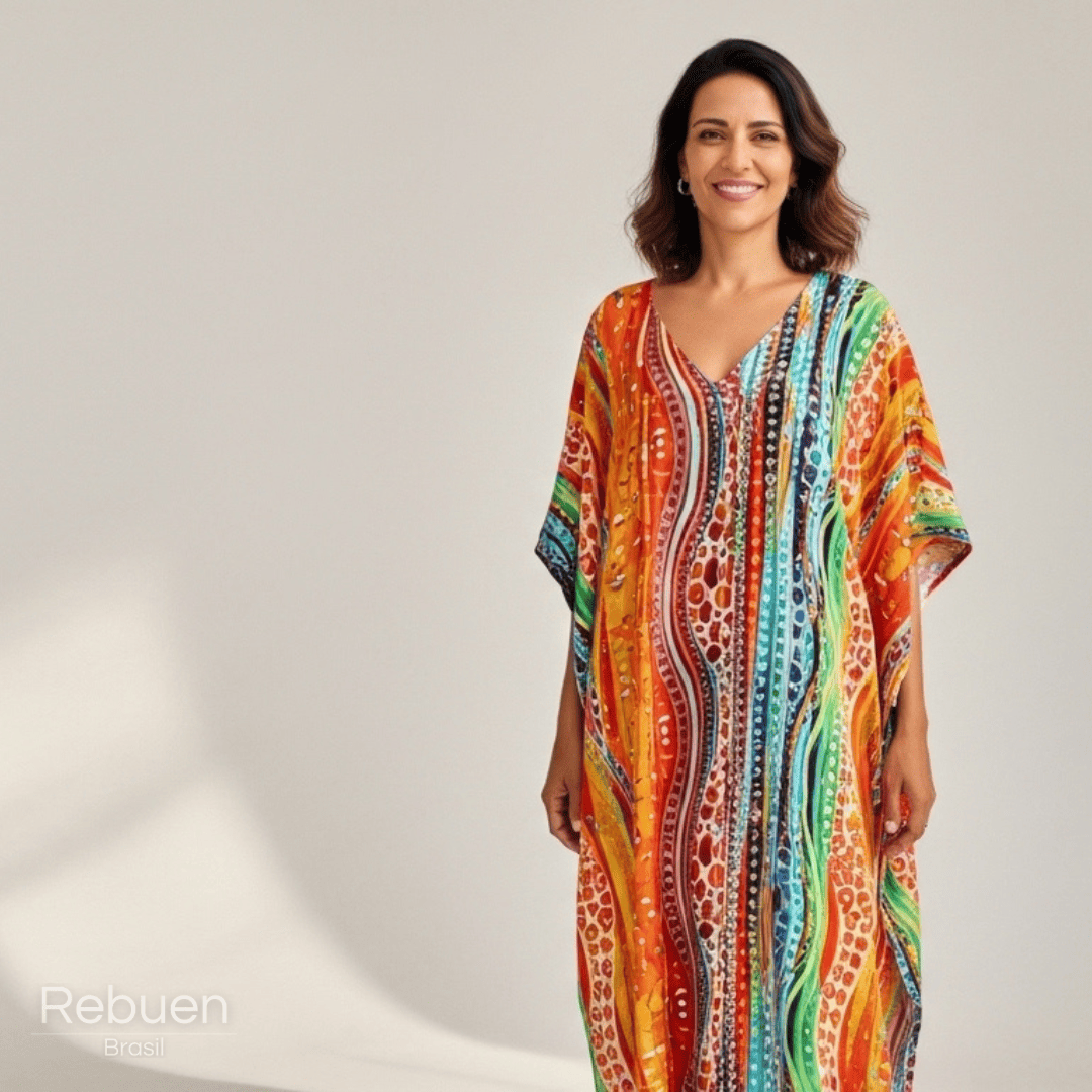 Vestido Amelys - Liberdade que se transforma em arte