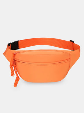 Bolsa transversal de tecido Oxford com alça ajustável