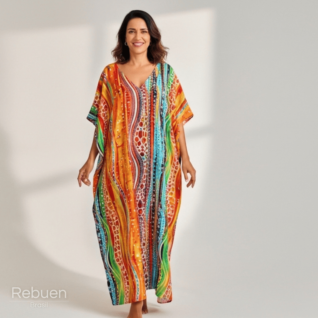 Vestido Amelys - Liberdade que se transforma em arte