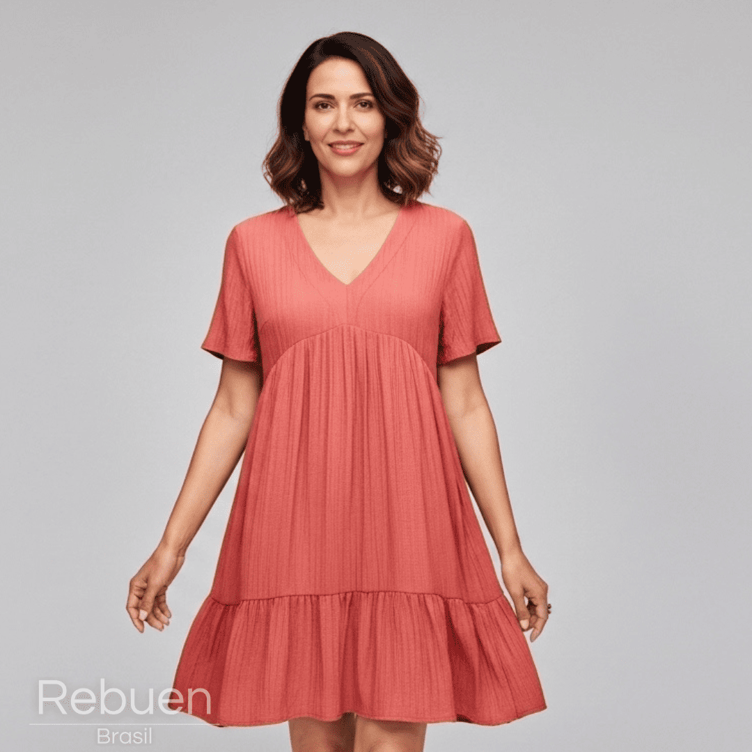 Vestido Nalira - Naturalidade que envolve e encanta