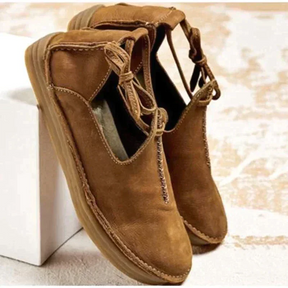 Sapatos de couro feminino de alta qualidade para o outono