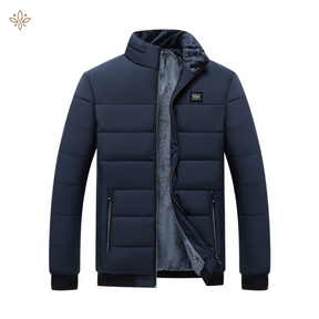 Gris - Casaco para homem Calor de luxo para os dias frios