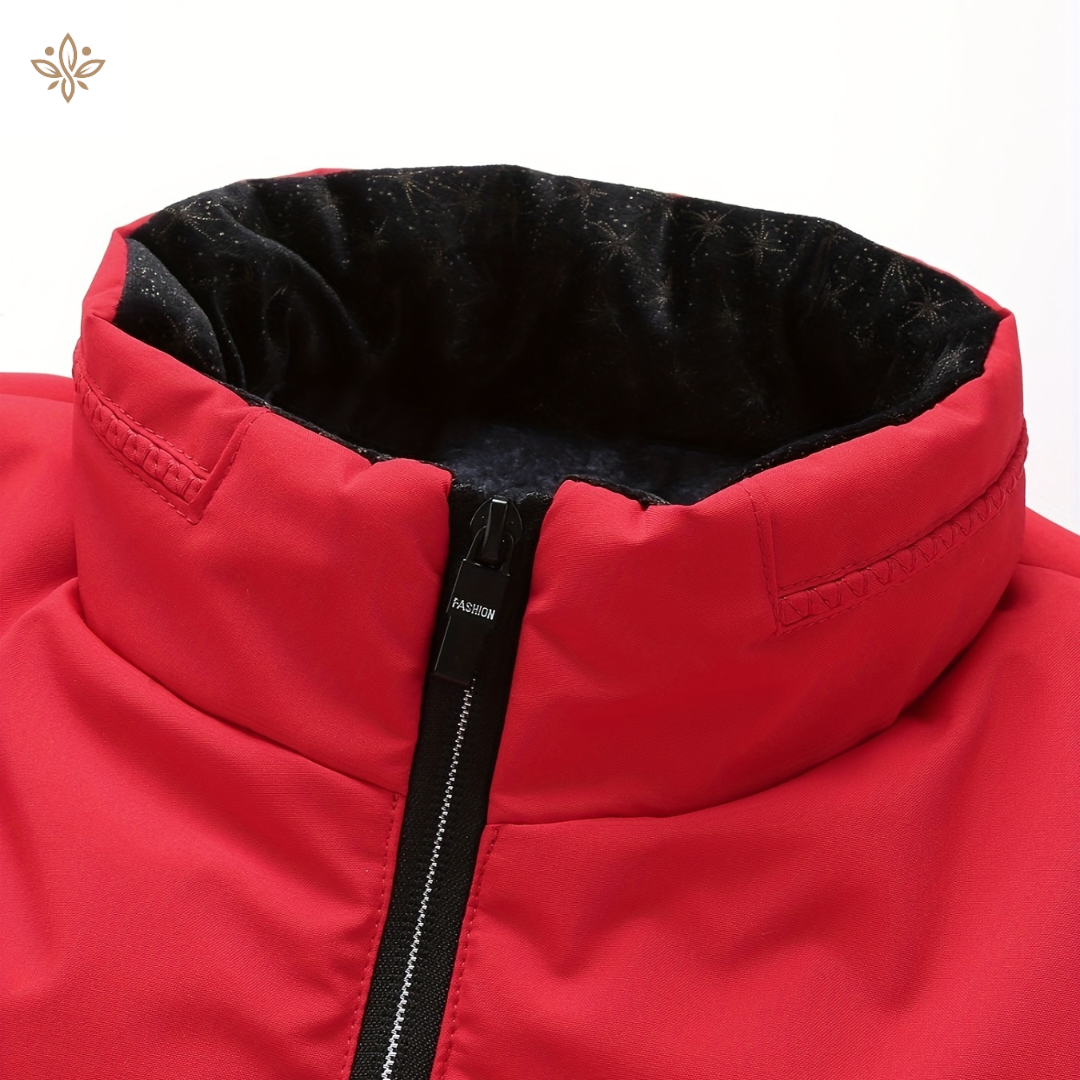 Gris - Casaco para homem Calor de luxo para os dias frios