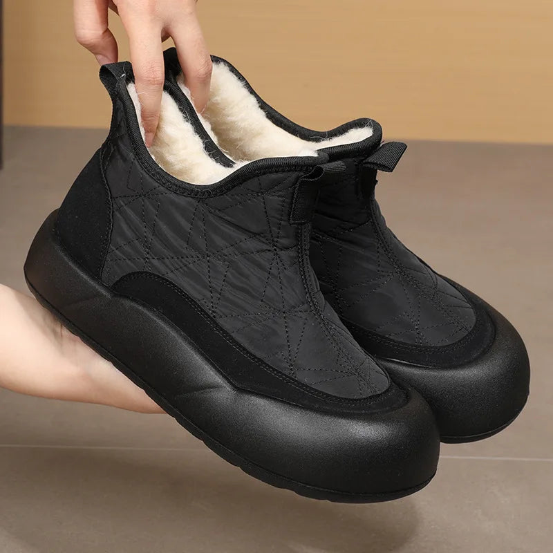 Belinda - Botas de inverno com forro de felpa