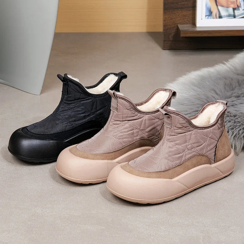 Belinda - Botas de inverno com forro de felpa