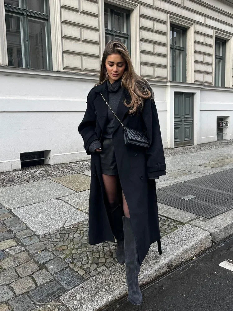 Jemma - Casaco de lã oversized